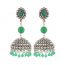 YUBI Multicolour Silver Jhumki for Women (YUBI 0005 E)