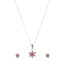YUBI Multicolour Silver Pendant & Earrings Set for Women (YUBI 0012 PS)