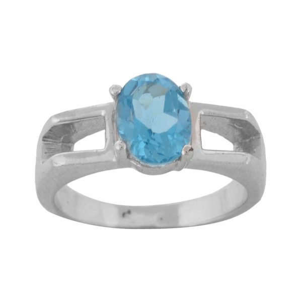 YUBI Blue & Silver Ring (YUBI 0017 R)