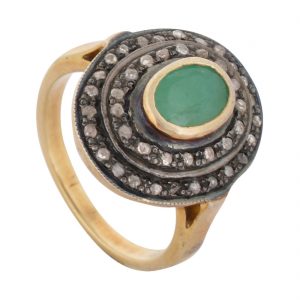 YUBI Multicolour Silver Ring for Women (YUBI 0020 R)