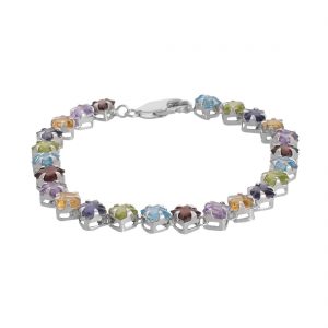 YUBI Multicolour Silver Bracelet for Women (YUBI 0021 B)