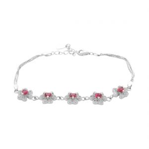 YUBI Silver Bracelet for Women (YUBI 0027 B)