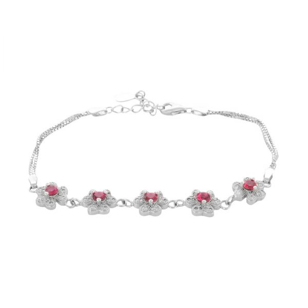 YUBI Silver Bracelet for Women (YUBI 0027 B)