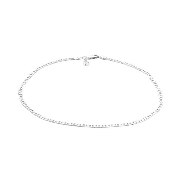 YUBI Silver Anklet for Women (YUBI 0030 A)