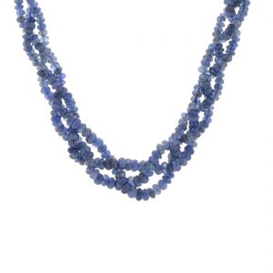 YUBI Blue Gem Stone Necklace for Women (YUBI 0037 S)