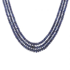 YUBI Blue Gem Stone Necklace for Women (YUBI 0038 S)