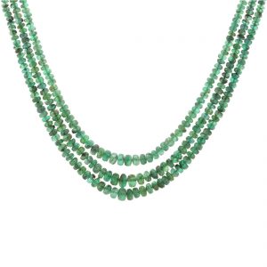 YUBI Green Gem Stone Necklace for Women (YUBI 0041 S)