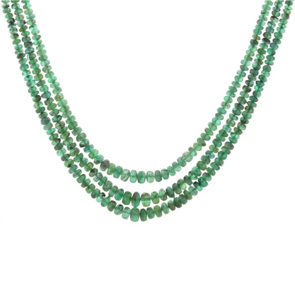 YUBI Green Gem Stone Necklace for Women (YUBI 0041 S)