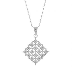 YUBI Silver Pendant for Women (YUBI 0068 P)