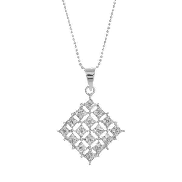 YUBI Silver Pendant for Women (YUBI 0068 P)