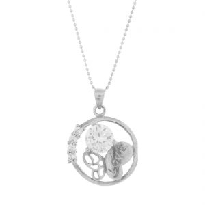 YUBI Silver Pendant for Women (YUBI 0069 P)