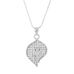 YUBI Silver Pendant for Women (YUBI 0070 E)