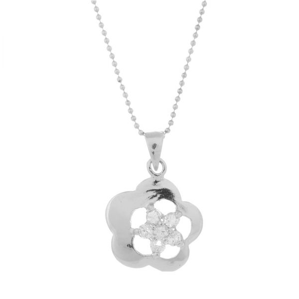 YUBI Silver Pendant for Women (YUBI 0071 E)