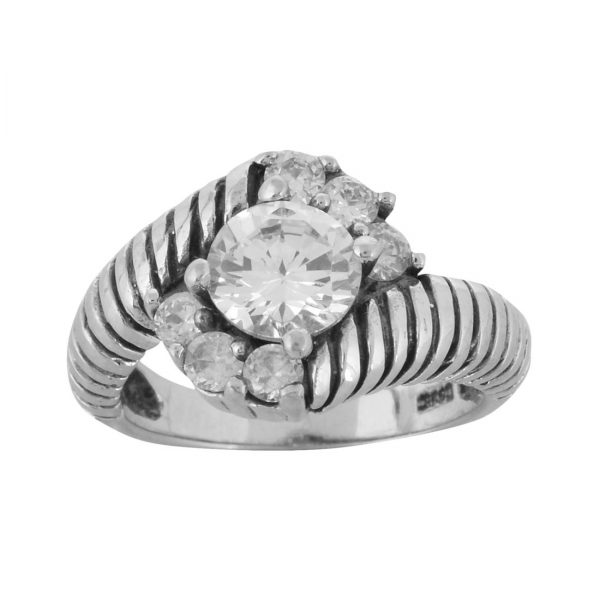 YUBI Silver Ring for Women (YUBI 0090 R)