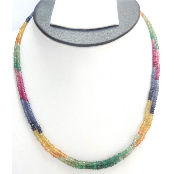 Multi Color Precious Stone Mala