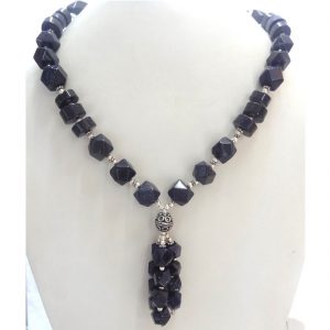 Black Onex Stone Mala