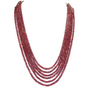 Pure Ruby Precious Stone Mala