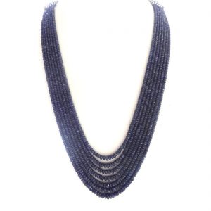 Blue Sapphire Precious Stone Mala